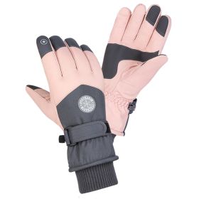 Women Winter Ski Gloves, Waterproof Touchscreen Snowboard Gloves