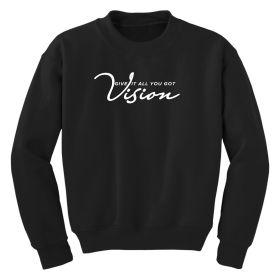 Girls Graphic Sweatshirt, Vision - Give It All You Got