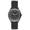 GEORGE Men's Digital Watch:Black Case, Positive Display, Nylon Fastwrap Strap (FMDOGE013)