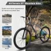 A2757 27 inch Mountain Bike 21 Speeds, Suspension Fork, Aluminum Frame Disc-Brake for Men Women Mens MTB Bicycle Adlut Bike