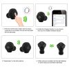 True Wireless Earbuds CSR V4.2 In-ear Stereo Headsets IP44 Waterproof Apt-X TWS Headphones Noise Cancelling