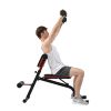 Roman Chair with Adjustable Height,Multi-function Bench, Back Extension Bench, Ab Chair for Whole-Body Training