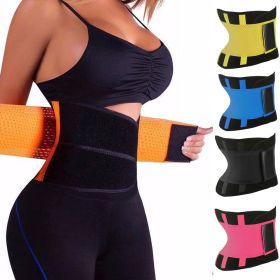 Waist Trainers for Men Women Waist Trimmers Workout Sweat Band Belt for Back Stomach Support (Color: green)