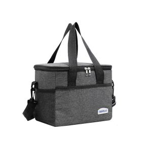 Lunch Bag for Women Work, Insulated Lunch Box Extra Large Lunch Tote Bag (Color: BLACK)