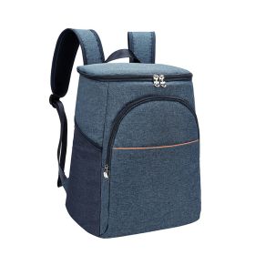 Insulated and Leak-Proof Picnic Bag With Thick Shoulders (Color: Blue)