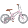 14" Kids Bike for Girls and Boys, Magnesium Alloy Frame with Auxiliary Wheel, Kids Single Speed Cruiser Bike.