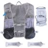 Sport Hydration Vest Running Backpack with 15oz 50oz Water Bladder Adjustable Strap Storage Bag for Trail Running Marathon Race Hiking