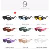 1/2pcs Vintage Small Frame Square Sunglasses Women Men Fashion Luxury Brand Designer Trend Punk Hip Hop Sun Glasses Female UV400