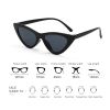 Sexy Cat Eye Triangle Sunglasses Retro Female Eyewear UV400 Sun Glasses Polarized Streetwear Trending Fashion Ladies Glasse