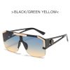 New Luxury Oversized Men Sunglasses Brand Designer Sun Glasses For Women Fashion Gradient Square Shades