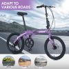 20" Folding Bike Aluminium Alloy Frame 8 Speed City Bike