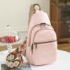 Sling Bag for Women Crossbody Purses Trendy PU Leather Small Sling Backpack Chest Bag for Women