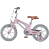 14" Kids Bike for Girls and Boys, Magnesium Alloy Frame with Auxiliary Wheel, Kids Single Speed Cruiser Bike.